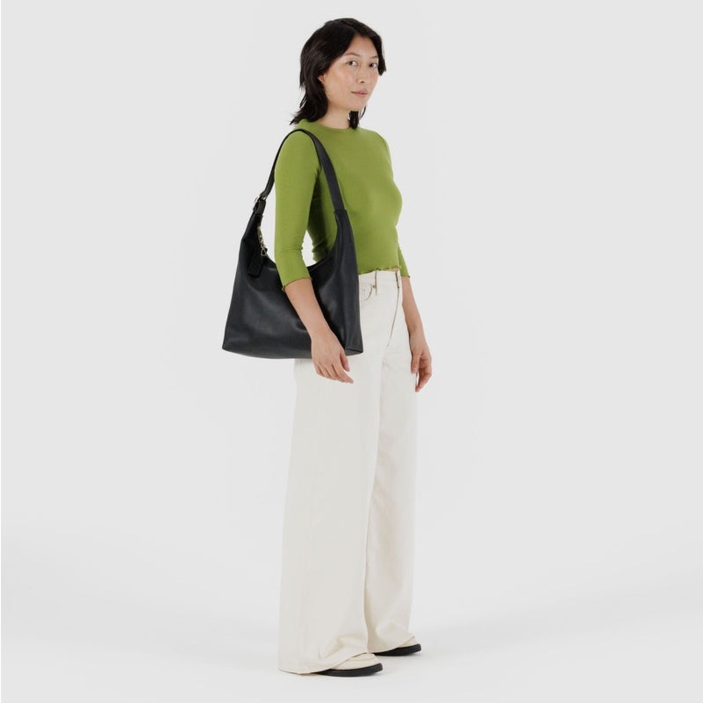Baggu Recycled Leather Shoulder Bag - Picture 3 of 9